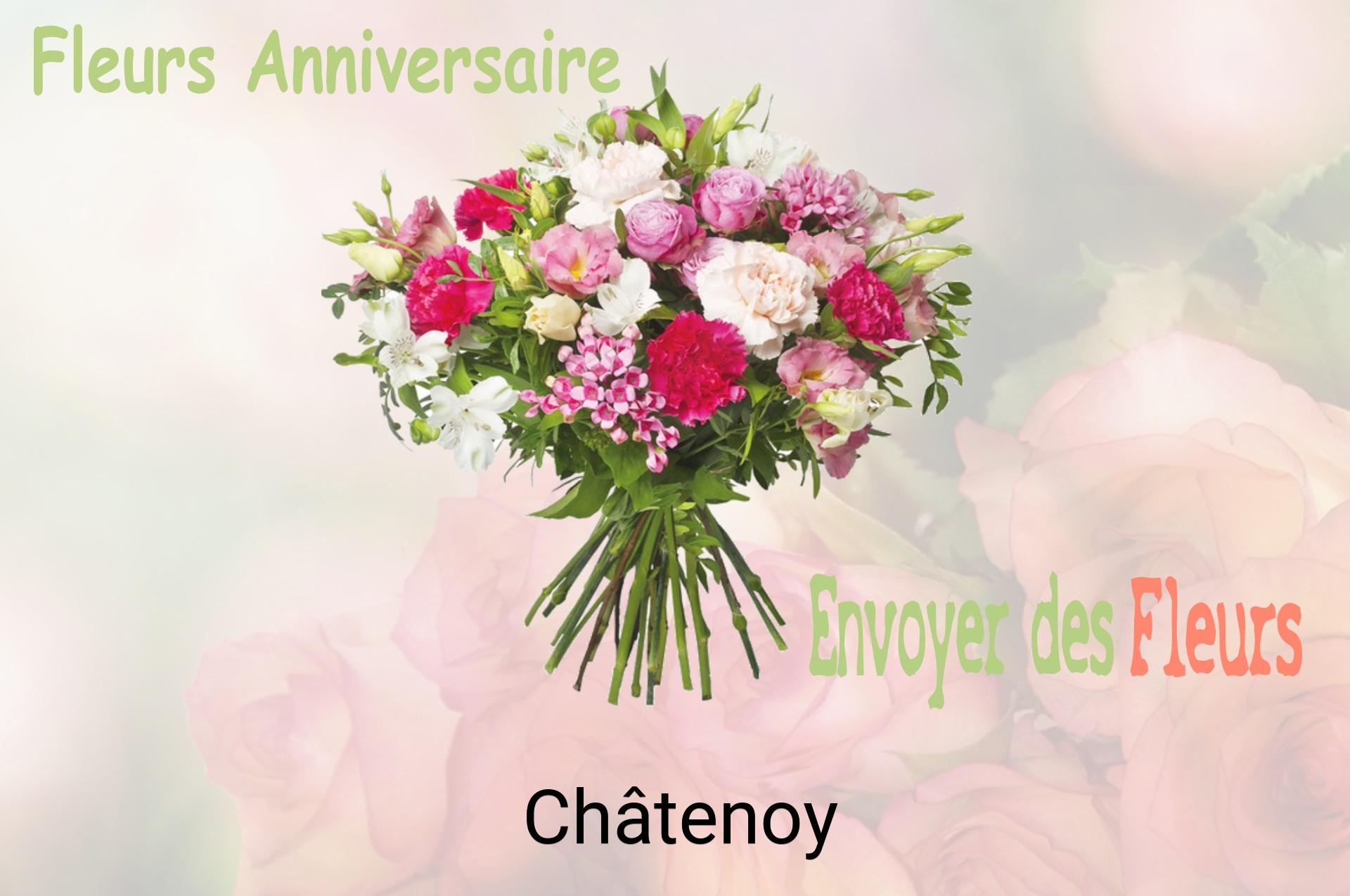 Bouquet de fleurs d’anniversaire livré à Châtenoy