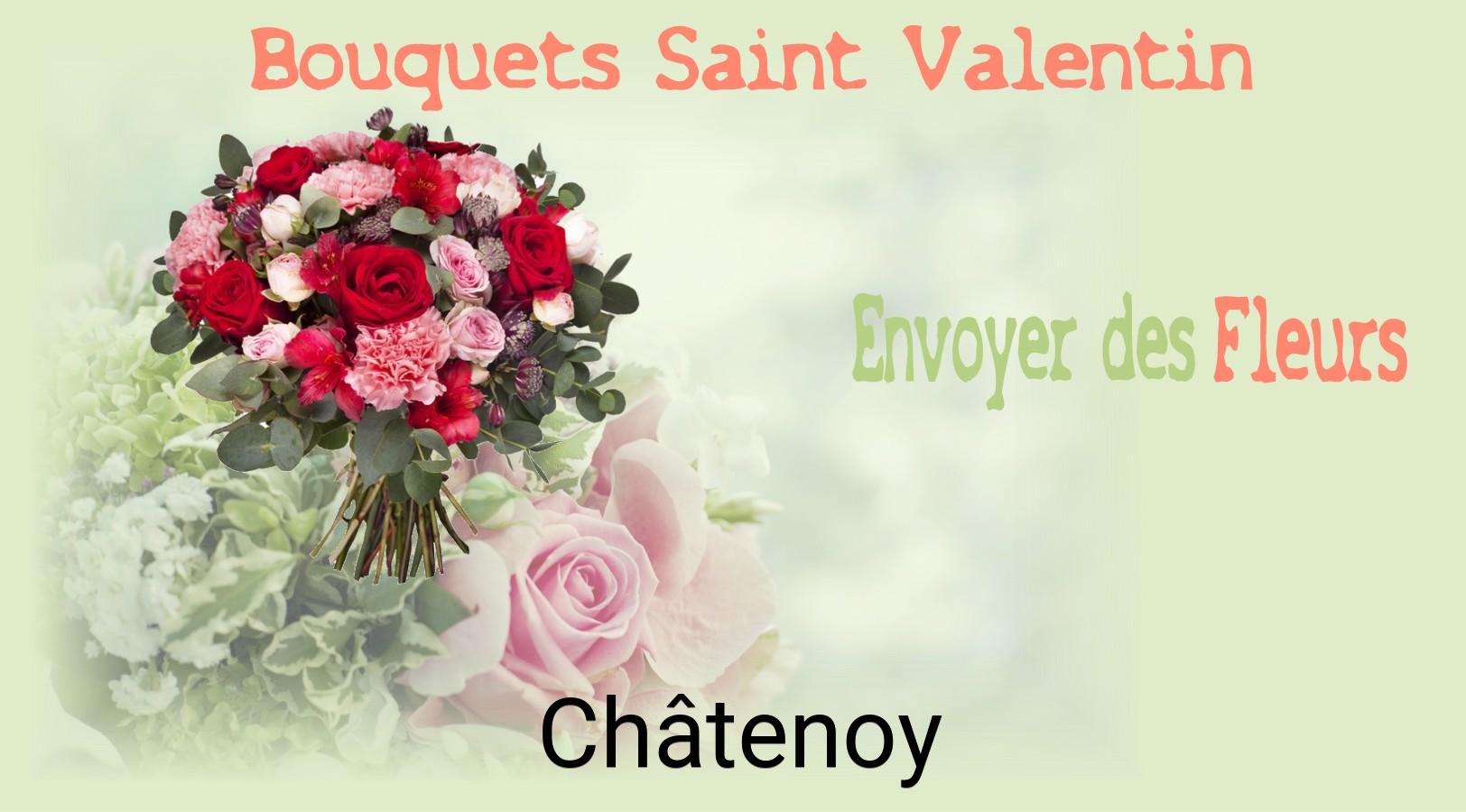 Roses de Saint-Valentin livrées à Châtenoy